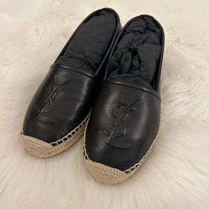 YSL black espadrilles